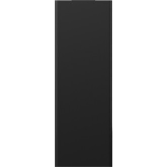 Oceľové doskové vykurovacie teleso Mexen Flat VR20S 1800 x 300 mm, spodné stredové pripojenie, 654 W, čierne - W6VR20S-180-030-70
