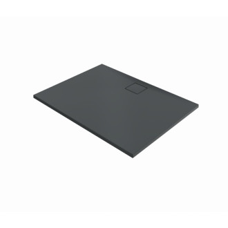 Sprchová vanička obdĺžniková Huppe EasyFlat 100x80 cm liaty mramor antracitová matná EF0103.128