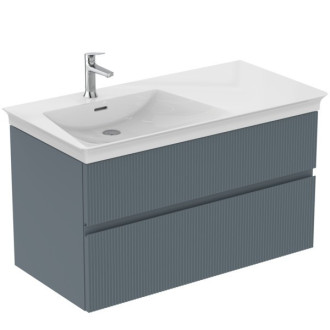 Kúpeľňová skrinka pod umývadlo Ideal Standard Finesse 100x55x50, 5 cm popolovo modrá mat E3445UQ