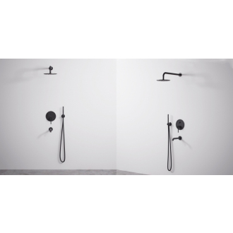 Rea Vanový a sprchový set s výlevkou Lungo Black REA-P4112