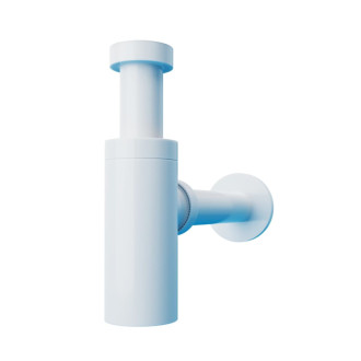 Sifón k drezu 5/4 Plast Brno Poseidon biela ABS EMCP002