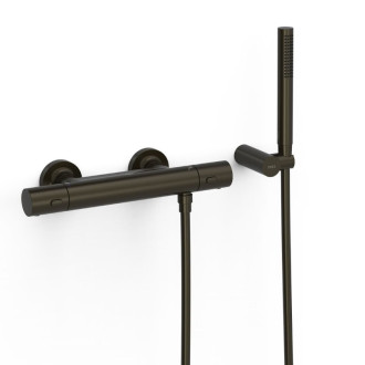 Sprchová batéria TRES Over-Wall s vaňovým setom 150 mm čierny bronz 19016429KMB