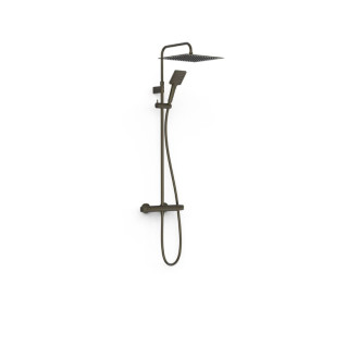 Sprchový systém TRES Over-Wall s termostatickou batériou čierny bronz 19038702KMB