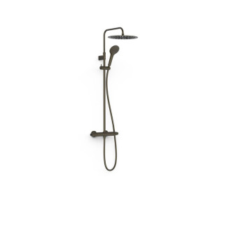 Sprchový systém TRES Over-Wall s termostatickou batériou čierny bronz 19038705KMB