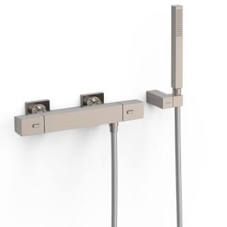 Sprchová batéria TRES Over-Wall s vaňovým setom 150 mm nerez 19016469AC