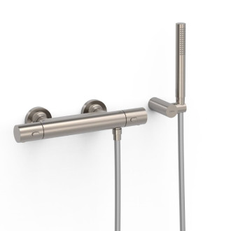 Sprchová batéria TRES Over-Wall s vaňovým setom 150 mm nerez 19016429AC