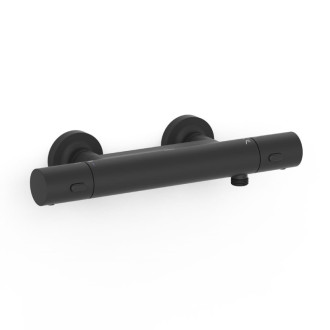 Sprchová batéria TRES Over-Wall bez sprchového setu 150 mm čierna mat 19016402NM