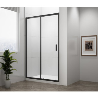 Sprchové dvere 110 cm Polysan Easy Black EL1115B