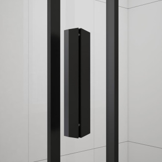 Sprchovací kút asymetrický 90x120 cm Polysan Easy Black EL2715B