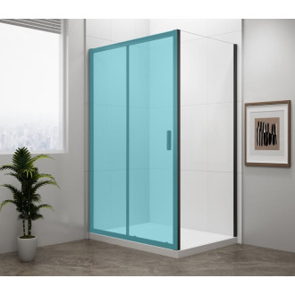 Bočná zástena k sprchovým dverám 70 cm Polysan Easy Black EL3115B