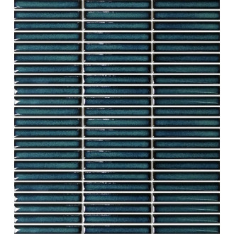 Keramická mozaika Premium Mosaic Kit Kat aqua blue 28x31 cm lesk MOSKK3AQBLL
