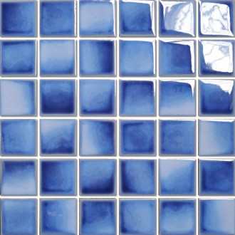 Keramická mozaika Premium Mosaic aqua blue 31x31 cm lesk MOSBH5ABLL