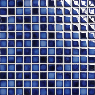 Keramická mozaika Premium Mosaic deep blue 30x30 cm lesk MOSBH23DBLL