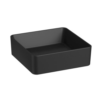 Umývadlo na dosku Jika Pure 38x38 cm čierna mat bez prepadu H8184227161121