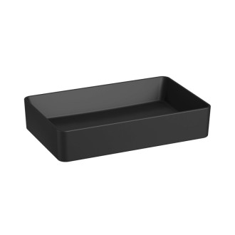 Umývadlo na dosku Jika Pure 60x38 cm čierna mat bez prepadu H8184277161121