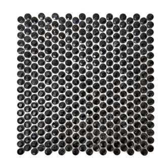 Kamenná mozaika Premium Mosaic Stone čierna 30x30 cm leštená STMOSDIA15BKP