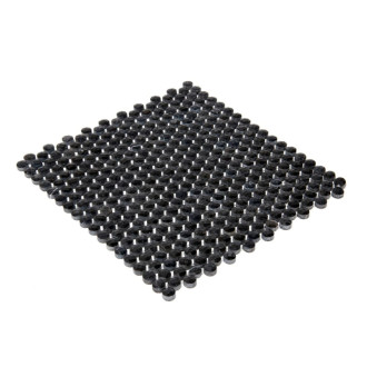 Kamenná mozaika Premium Mosaic Stone čierna 30x30 cm leštená STMOSDIA15BKP