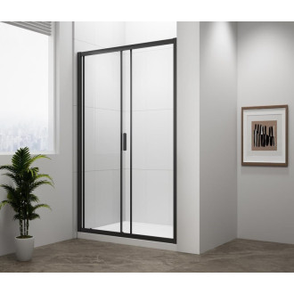 Sprchové dvere 140 cm Polysan Easy Black EL1415B