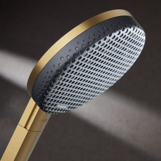 Sprchový systém Hansgrohe Raindance Alive S s termostatickou batériou kartáčovaný bronz 24582140