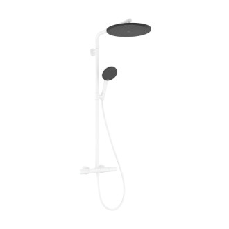 Sprchový systém Hansgrohe Raindance Alive S Puro s termostatickou batériou matná biela 24592700