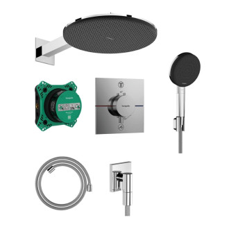 Sprchový systém Hansgrohe Raindance Alive S s termostatickou batériou chróm 24630000