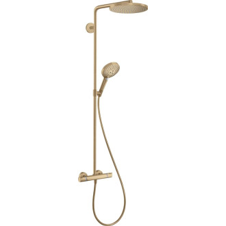 Sprchový systém Hansgrohe Raindance S s termostatickou batériou kartáčovaný bronz 28823140