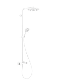 Sprchový systém Hansgrohe Raindance S s termostatickou batériou matná biela 28823700