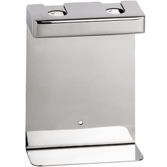 Bemeta Dvojitý držiak pre dávkovač mydla, hranatý, lesk 146109461