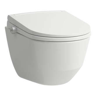 WC s bidetom závesné Laufen Cleanet Pre zadný odpad H613890000S002
