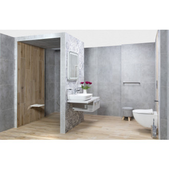 Dlažba Fineza Cementum sivá 60x60 cm mat CEMENTUM60GRN