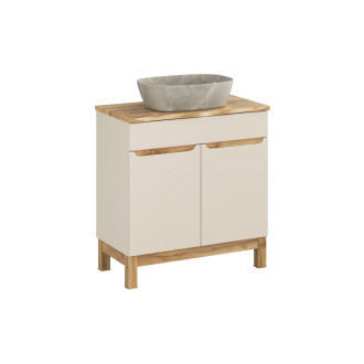 Comad SET-BAC B NAT WOTAN 80CM UN ANNA Nábytková sestava 80 cm s deskou a umyvadlem