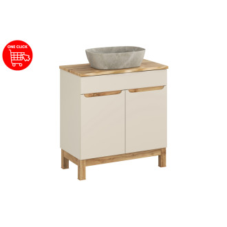Comad SET-BAC B NAT WOTAN 80CM UN ANNA Nábytková sestava 80 cm s deskou a umyvadlem