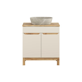 Comad SET-BAC B NAT WOTAN 80CM UN ANNA Nábytková sestava 80 cm s deskou a umyvadlem
