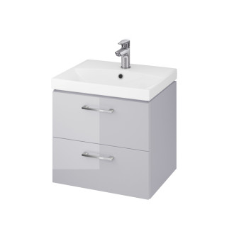 Skrinka Cersanit Lara 50 s umývadlom City šedá set 968 DSM, S801-215-DSM