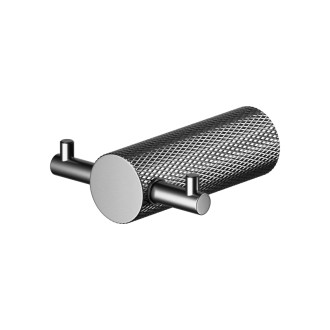 Háčik Cersanit Zen dvojitý čierny gun metal, S951-876