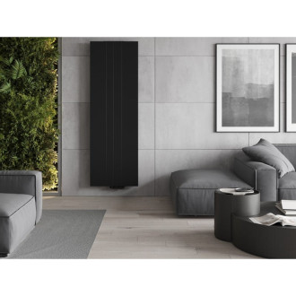 Doskový radiátor Mexen Line VS20SL 1400 x 500 mm, spodné stredové pripojenie, 890 W, čierny - W6VS20SL-140-050-70
