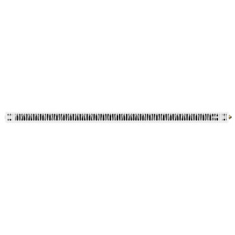 Doskový radiátor Mexen Line CCL11 900 x 400 mm, spodné stredové pripojenie, 436 W, biely - W6C11L-090-040-00
