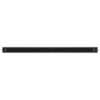 Doskový radiátor Mexen Line CL21 400 x 400 mm, bočné pripojenie, 318 W, antracit - W421L-040-040-66