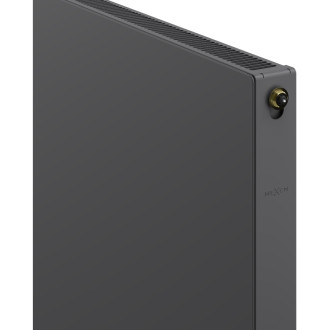Doskový radiátor Mexen Flat CVF11 400 x 1400 mm, spodné pripojenie, 777 W, antracit - W611F-040-140-66