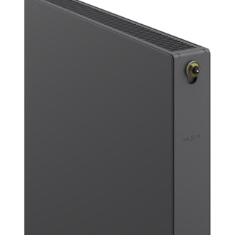 Doskový radiátor Mexen Flat CVF21 300 x 1200 mm, spodné pripojenie, 756 W, antracit - W621F-030-120-66