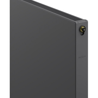 Doskový radiátor Mexen Flat CCF11 900 x 600 mm, spodné stredové pripojenie, 654 W, antracit - W6C11F-090-060-66