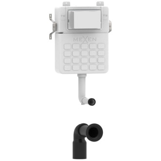 Pneumatický skrytý rám Mexen Tex Air S pre stojacu toaletu - 61102A