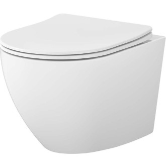 WC misa Cersanit Desse závesná vortex sedátko duroplast set C502, S4024-001