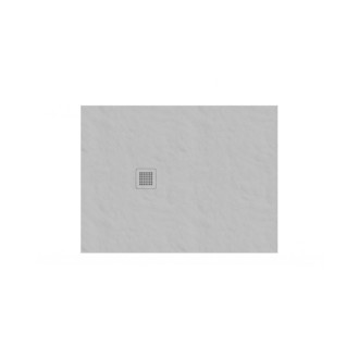 Sprchová vanička obdĺžniková Ravak Slate Pro 100x80 cm liaty mramor smoke grey XA03A43O010