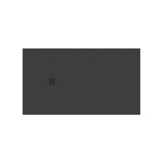 Sprchová vanička obdĺžniková Ravak Slate Pro 140x90 cm liaty mramor čierna XA03M733010