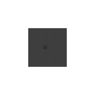 Sprchová vanička štvorcová Ravak Slate Pro 80x80 cm liaty mramor čierna XA034433010