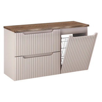Comad SET-NOC B NAT CASELLA 100CM Nábytková sestava 100 cm s deskou a skříňkou na prádlo