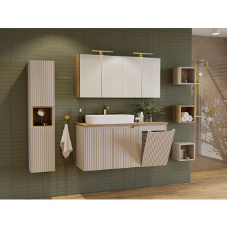 Comad SET-NOC B NAT CASELLA 100CM Nábytková sestava 100 cm s deskou a skříňkou na prádlo