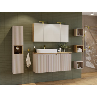 Comad SET-NOC B NAT CASELLA 120CM Nábytková zostava 120 cm s doskou a skrinkou na bielizeň