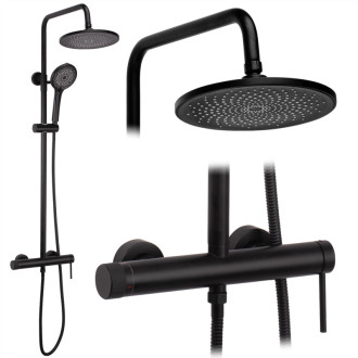 Rea Sprchový set Rea Foss Clif Black REA-P5645